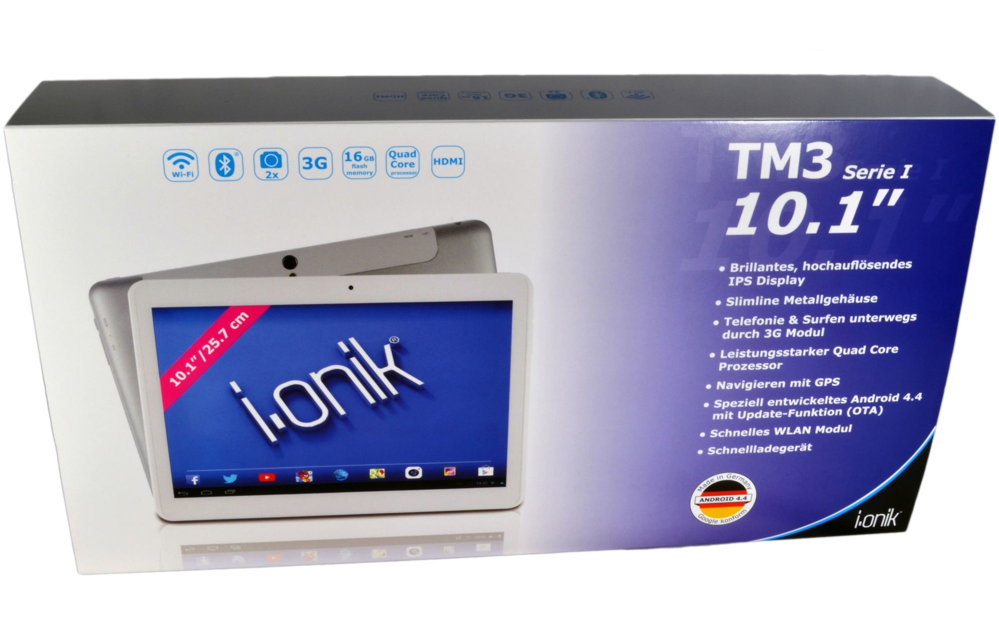 dipos I 2X Pellicola Protettiva Compatibile con i.onik TX Serie